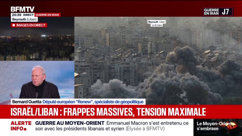 "Les frappes [israéliennes au Liban] sont totalement inadmissibles", dénonce Bernard Guetta, député européen (Renew)