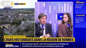 Crues historiques à Rennes: "Des quartiers inondés pour la première fois depuis 1980"