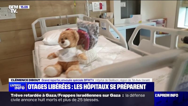 Trêve à Gaza: les hôpitaux israéliens se préparent à accueillir les otages qui vont être libérés par le Hamas