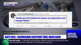 "Ces agressions sont insupportables": Gérald Darmanin soutient Éric Brocardi