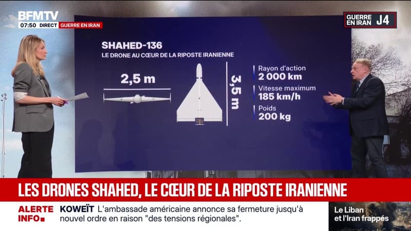 Guerre au Moyen-Orient: qu'est-ce que les drones Shahed qui sont au cœur de la riposte iranienne ?