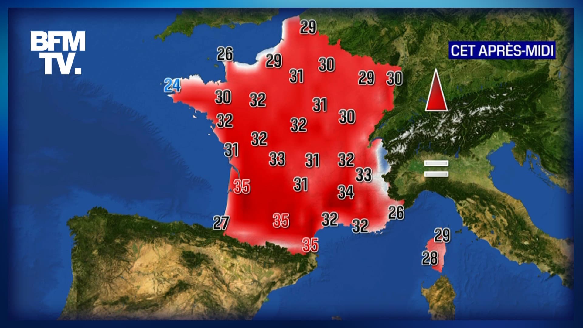 La météo du 14 juin 2021. La météo du 14 juin 2021.