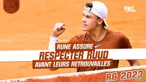 Roland-Garros : "Je respecte Ruud" assure Rune avant leurs retrouvailles