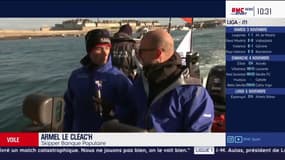 Route du Rhum : à quelques heures du départ, Armel Le Cléac'h est touché par le gros soutien du public