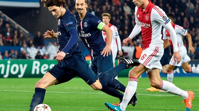 Adrien Rabiot face à l'Ajax