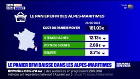 Le panier BFM baisse dans les Alpes-Maritimes