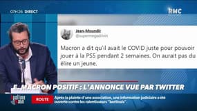 #Magnien, la chronique des réseaux sociaux : Emmanuel Macron positif, l'annonce vue par Twitter - 18/12