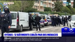 Hyères: 12 bâtiments ciblés par des menaces