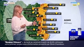 Météo Alsace: le soleil sera au rendez-vous ce lundi, 27°C attendus à Strasbourg