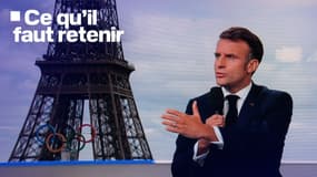 Emmanuel Macron en interview sur France 2 depuis Paris, le 23 juillet 2024.