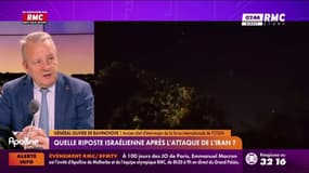 "C'est inédit", témoigne le Général Olivier de Bavinchove, ancien chef d'état-major de la force internationale de l'OTAN, au sujet de l'attaque de l'Iran contre l'Israël