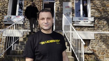 Mohamed Mechmache, le fondateur d'AClefeu, à Clichy-sous-Bois le 12 mars 2012.