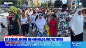 Incendie mortel à Nice: plus de 200 personnes réunies pour rendre hommage aux victimes