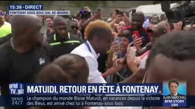 Blaise Matuidi reçu comme un héros à Fontenay-sous-Bois
