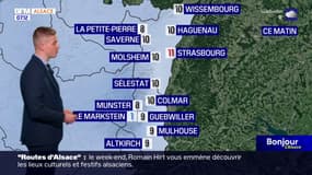 Météo Alsace: des averses et des éclaircies ce lundi, jusqu'à 13°C à Colmar et à Strasbourg