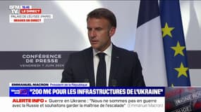 Emmanuel Macron sur l'avenir de l'Ukraine: "Il y aura un dernier jour, celui d'une Ukraine heureuse et enfin libérée"