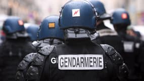 Des forces de gendarmerie le 4 février 2013, à Paris.