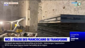 Nice: l'église des Franciscains commence sa transformation