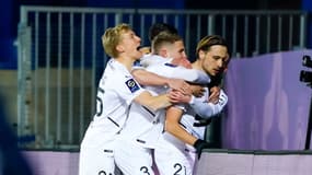 La joie des Rennais à Montpellier