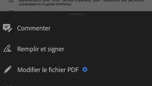 Adobe Acrobat Reader comprend une fonctionnalité pour signer un document en ligne. 