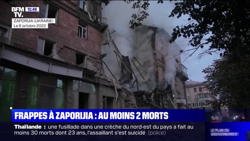 Ukraine: au moins deux morts dans frappes sur Zaporijia