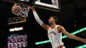 Le dunk de Victor Wembanyama avec les Spurs contre Atlanta en NBA, le 15 janvier 2024