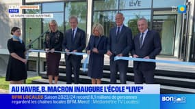 Le Havre: Brigitte Macron et Bernard Arnault ont inauguré l'école Live, dédiée au retour à l'emploi des plus de 25 ans