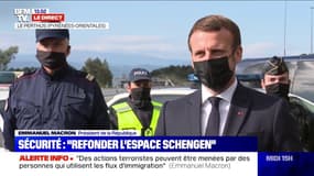 Emmanuel Macron: "Je souhaite que nous refondions l'espace Schengen"