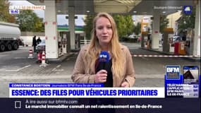 Essence: des files pour véhicules prioritaires en Île-de-France
