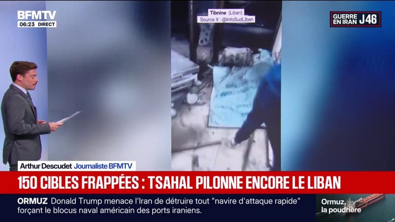 150 cibles frappées par Israël, soldat de Tsahal tué dans le Sud-Liban: les dernières informations de la guerre au Moyen-Orient