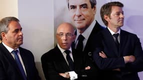 Xavier Bertrand, Eric Ciotti et François Baroin en 2017. 