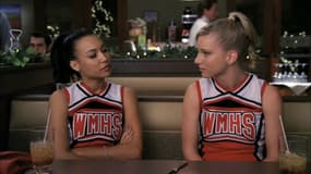 Naya Rivera et Heather Morris dans Glee