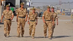 Des soldats britanniques sur la base de Kandahar, en Afghanistan, en 2010. (photo d'illustration)