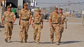 Des soldats britanniques sur la base de Kandahar, en Afghanistan, en 2010. (photo d'illustration)