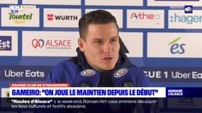 "On joue le maintien depuis le début": Kévin Gameiro revient sur les objectifs de la saison du Racing Club de Strasbourg