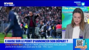 Crise à l'OGC Nice : le coach Franck Haise sur le point d'annoncer son départ ?