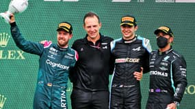 Le podium du Grand Prix de Hongrie