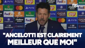 Atlético-Real : "Ancelotti est clairement meilleur que moi" juge Simeone