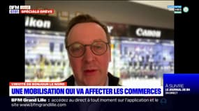 Romuald Catoire estime que les commerçants lillois "ne peuvent pas se permettre de faire grève"