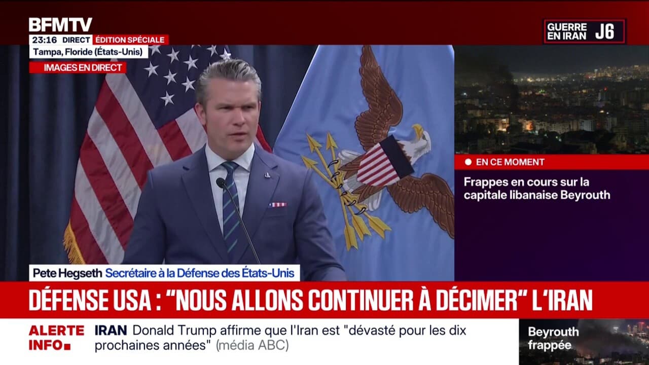 "Totalement faux": le secrétaire à la Défense des États-Unis dément l'abattage d'un avion de combat américain par l'Iran à Ispahan Kép