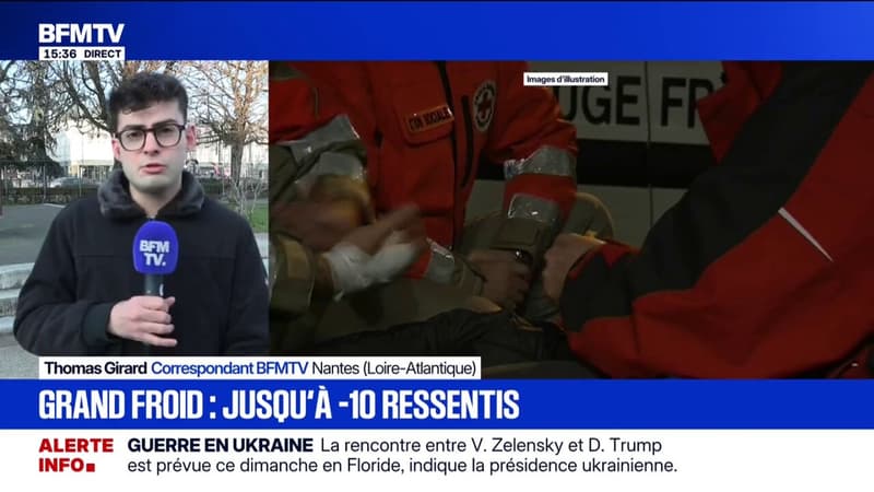 Grand froid: un homme est décédé cette nuit à Nantes