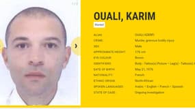 Le Français Karim Ouali est recherché par Europol pour le meurtre à la hache d'un de ses collègues.