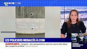 Des inscriptions menaçant de mort des policiers découvertes sur un mur à Lyon