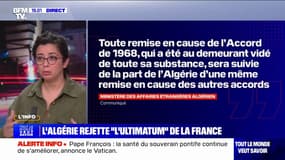 L'Algérie annonce le rejet de "l'ultimatum" de la France, lui demandant de respecter les accords de 1968