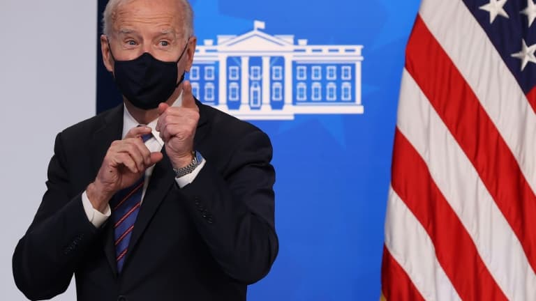 Le président américain Joe Biden à Washington, le 24 mars 2021