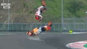 La lourde chute de Marc Marquez, GP d'Indonésie, 20 mars 2022