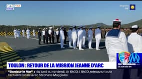 Toulon: après cinq mois dans l'océan Indien, la mission Jeanne d'Arc de retour