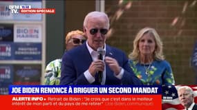 "États-Unis : Joe Biden renonce à briguer un second mandat et soutient Kamala Harris", revoir notre soirée spéciale