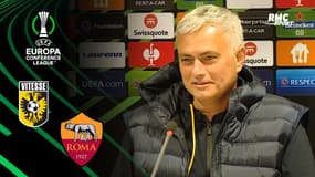 Vitesse - Roma : "Il y a eu un concert d'heavy metal ?" Mourinho dépité par la pelouse