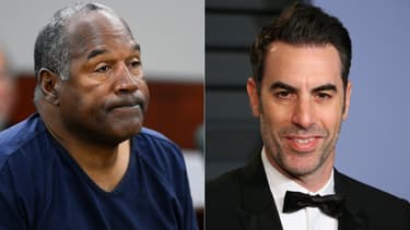 O.J. Simpson et Sacha Baron Cohen